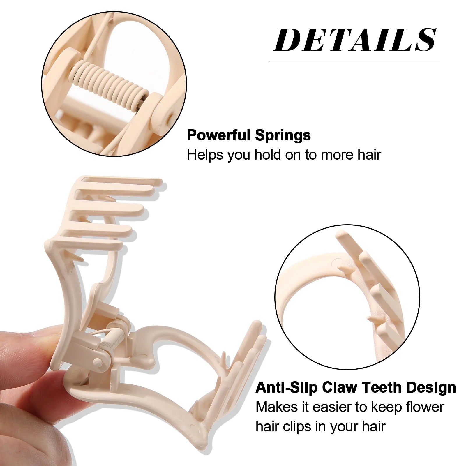 6 Pcs Heart Hair Claw Clips for Women Matte Nonslip Hair Jaw Clips Heart Hair Clips for Thin Thick Hair Cute Hair Styling Accessories